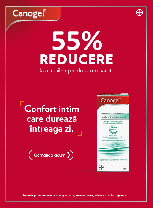 Canogel 1+55% Reducere la al doilea August