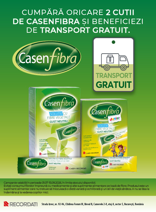 Casenfibra Transport Gratuit Iulie-Septembrie