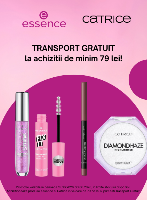 Catrice+Essence Transport Gratuit Iunie