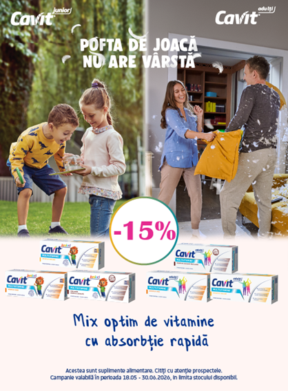 Cavit 15% Reducere Mai-Iunie