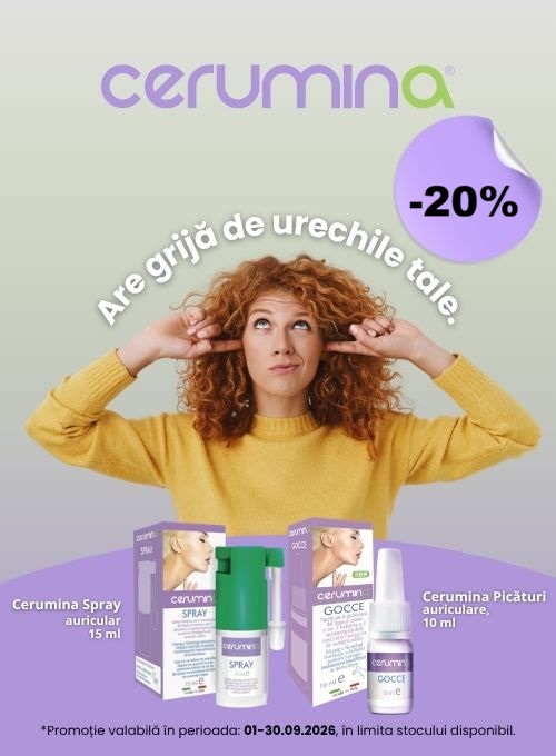 Cerumina 20% Reducere Septembrie