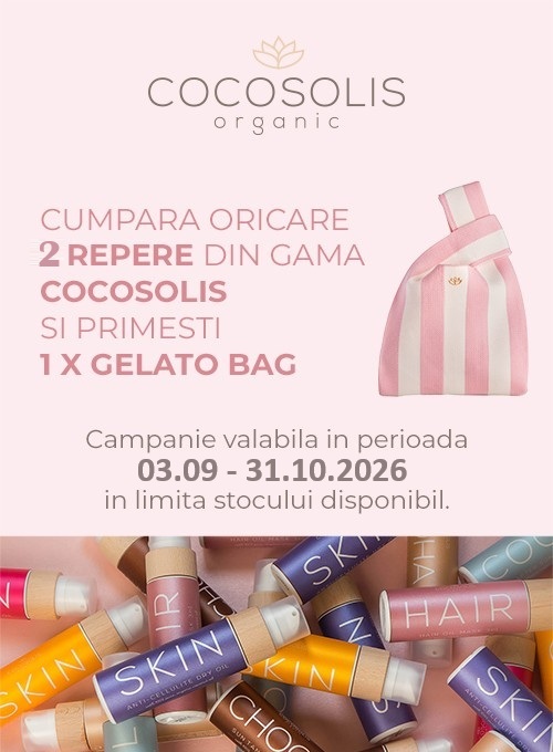Cocosolis Produs Bonus Septembrie-Octombrie Geanta