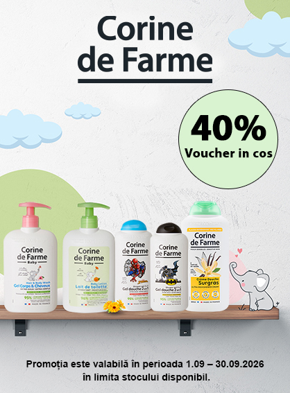 Corine De Farme 40% Voucher in cos Septembrie
