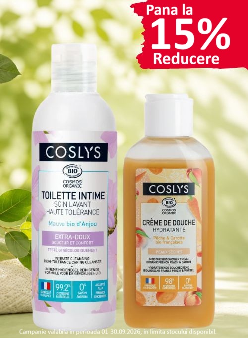 Coslys Pana la 15% Voucher aplicat in cos Septembrie