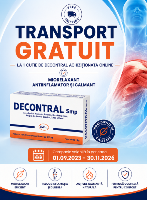 Decontral Transport Gratuit Septembrie-Noiembrie