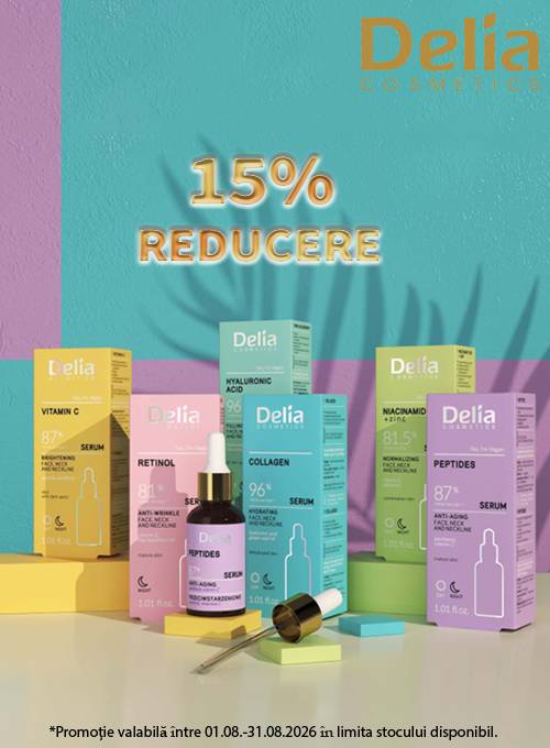 Delia Cosmetics 15% Reducere August