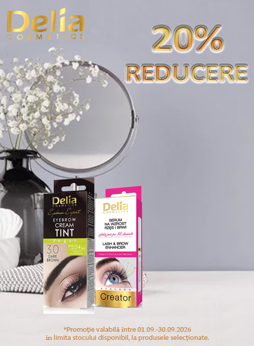 Delia Cosmetics 20% Reducere Sepetmbrie
