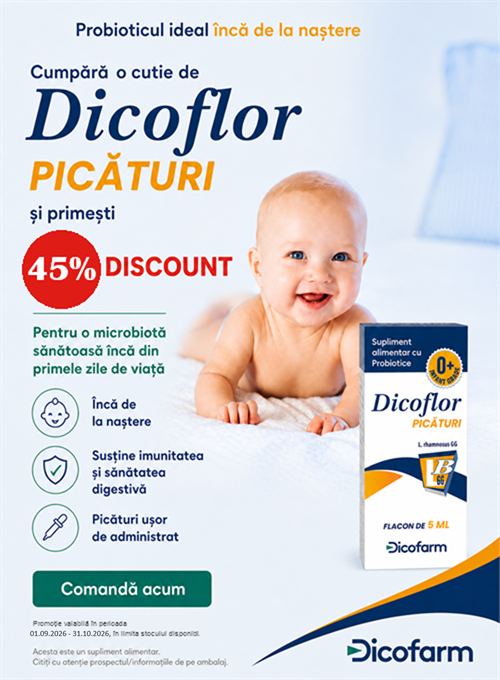 Dicoflor Picaturi 45% Reducere Septembrie-Octombrie