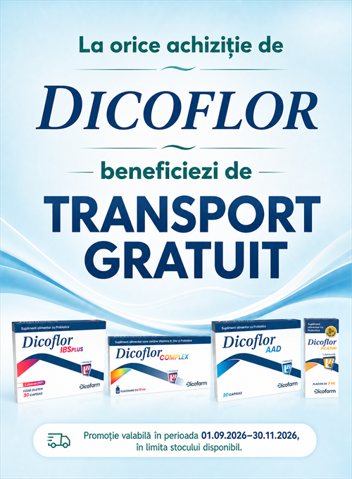 Dicoflor Transport Gratuit Septembrie-Octombrie