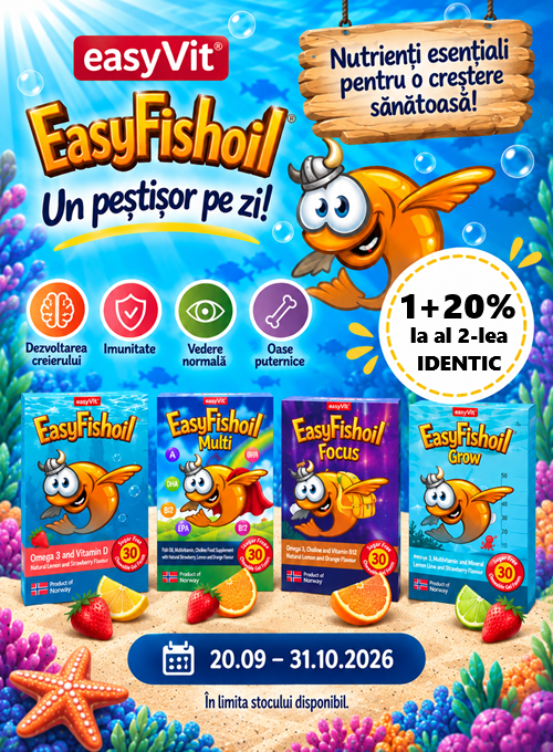 Easyfish 1+20% Reducere la al doilea Septembrie-Octombrie