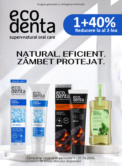 Ecodenta 1+40% Reducere la al 2-lea Octombrie