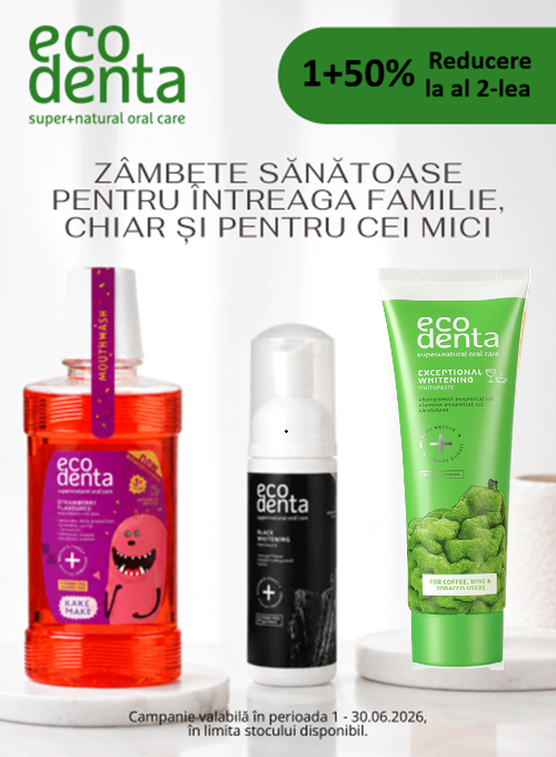 Ecodenta 1+50% Reducere la al 2-lea Iunie