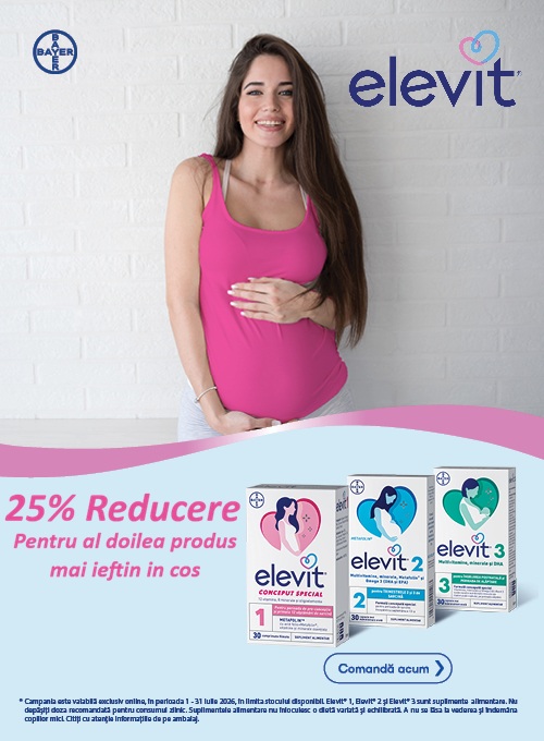 Elevit 1+25% Reducere la al doilea Iulie Exclusiv Online