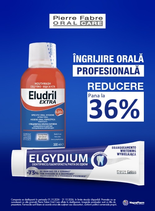 Elgydium, Eludril Pana la 25% Reducere Octombrie