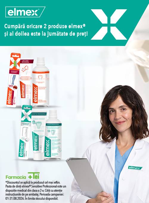 Elmex 1+50% Reducere la al 2-lea August