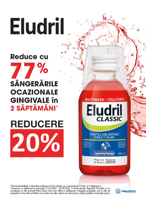 Eludril 20% Reducere Septembrie
