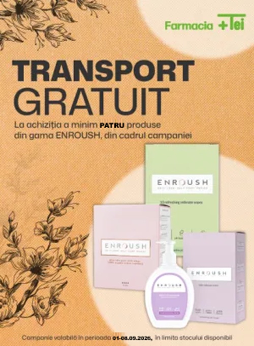 Enroush Transport Gratuit Septembrie