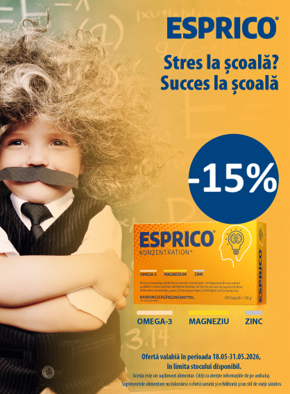 Esprico 15% Reducere Mai