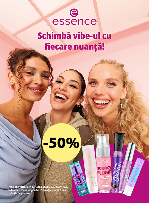 Essence 50% Reducere 31.08-27.09