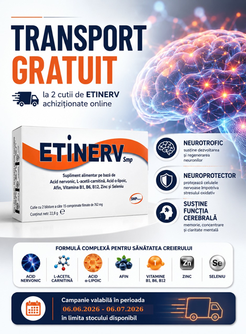 Etinerv Transport Gratuit Iunie-Iulie