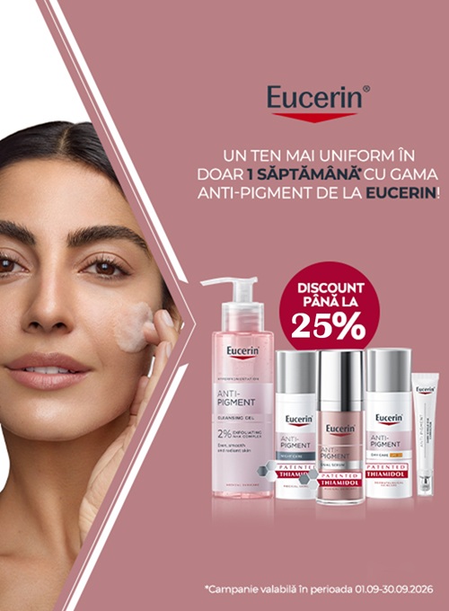 Eucerin Anti-Pigment 25% Reducere Septembrie