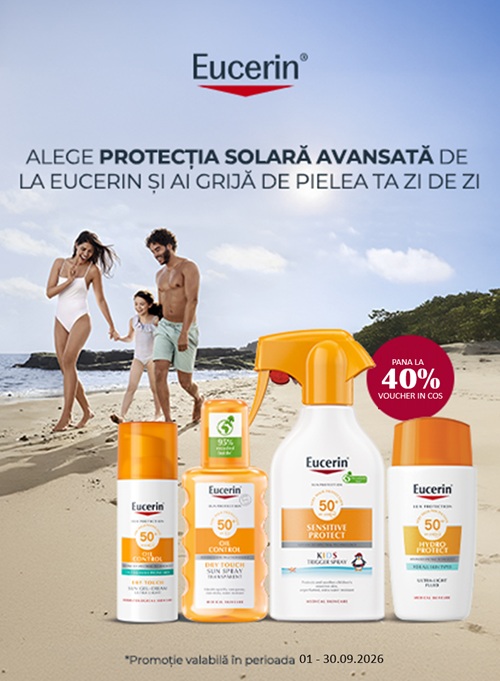 Eucerin Sun Pana La 40% Voucher In Cos Septembrie