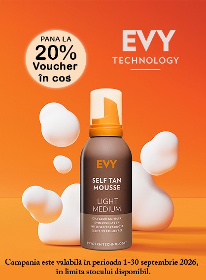 EVY TECHNOLOGY Pana la 20% Voucher in cos Septembrie