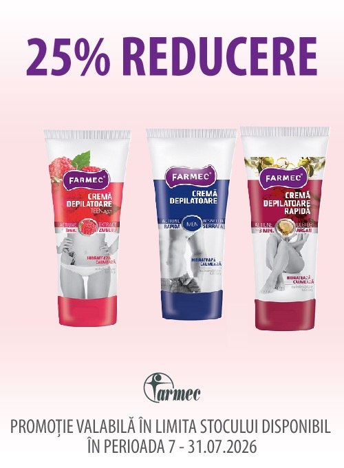 Farmec 25% Reducere Iulie