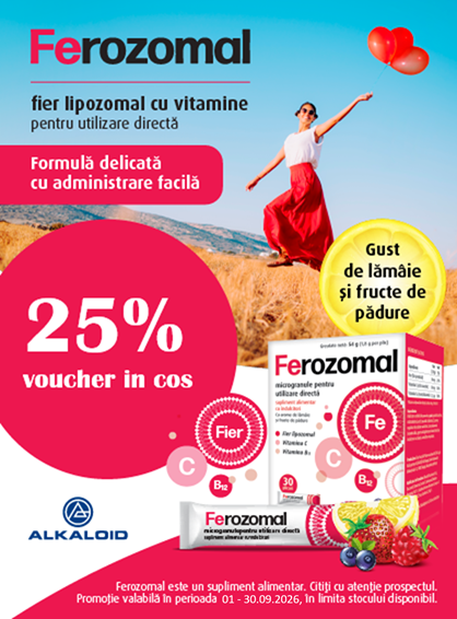 Ferozomal 25% Voucher In Cos Septembrie