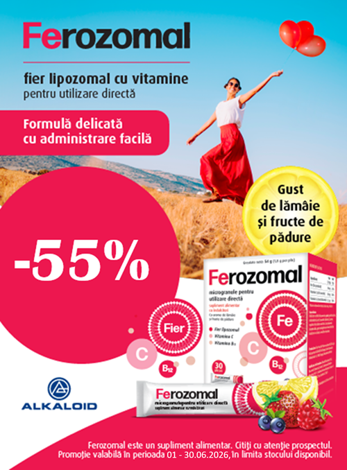 Ferozomal 55% Reducere Iunie