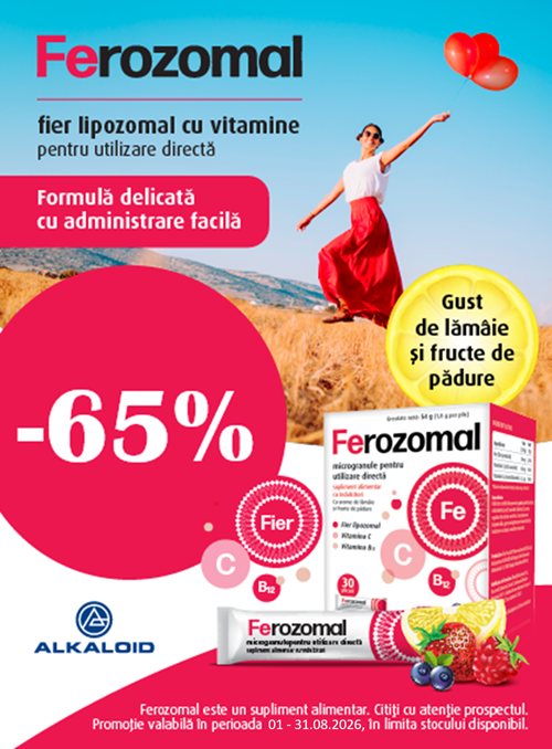 Ferozomal 65% Reducere August