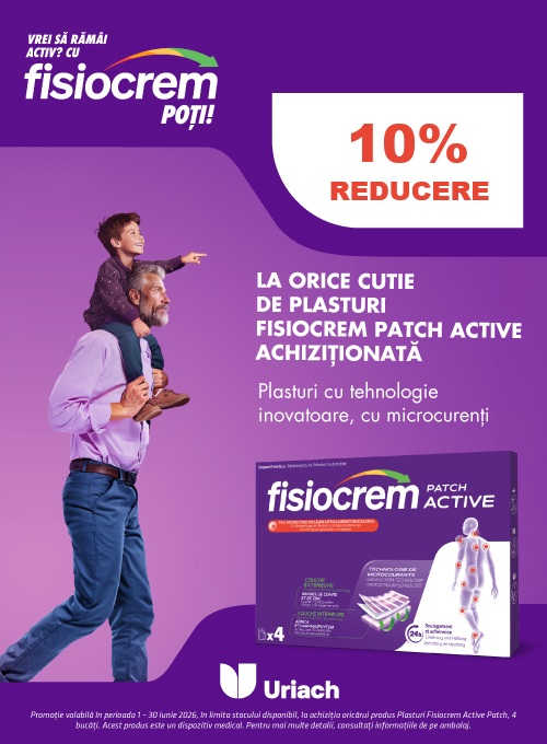 Fisiocream 10% Reducere Iunie