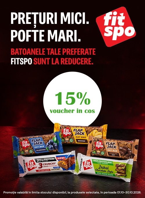 FitSpo 15% Voucher in cos Octombrie