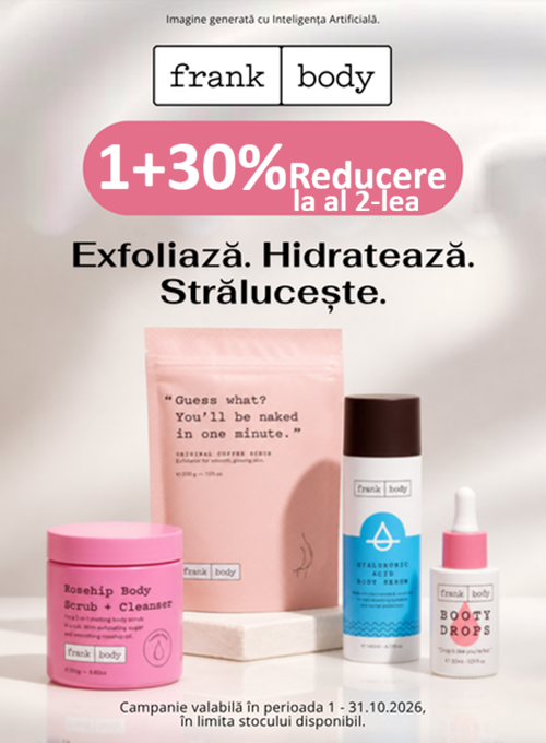 Frank Body  1+30% Reducere la al 2-lea Octombrie