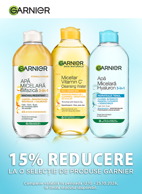 Garnier 15% Reducere Octombrie