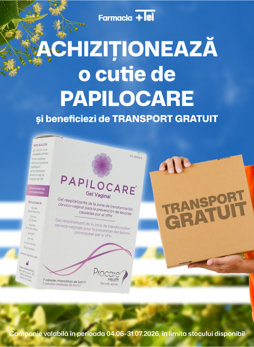 Gedeon Papilocare Transport Gratuit Iunie-Iulie
