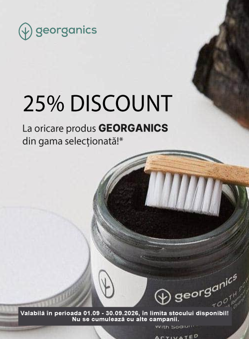 Georganics 25% Reducere Septembrie