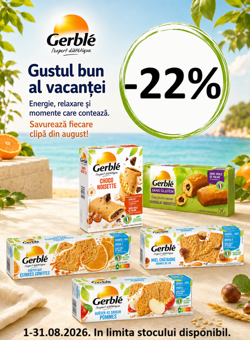 Gerble 22% Reducere August