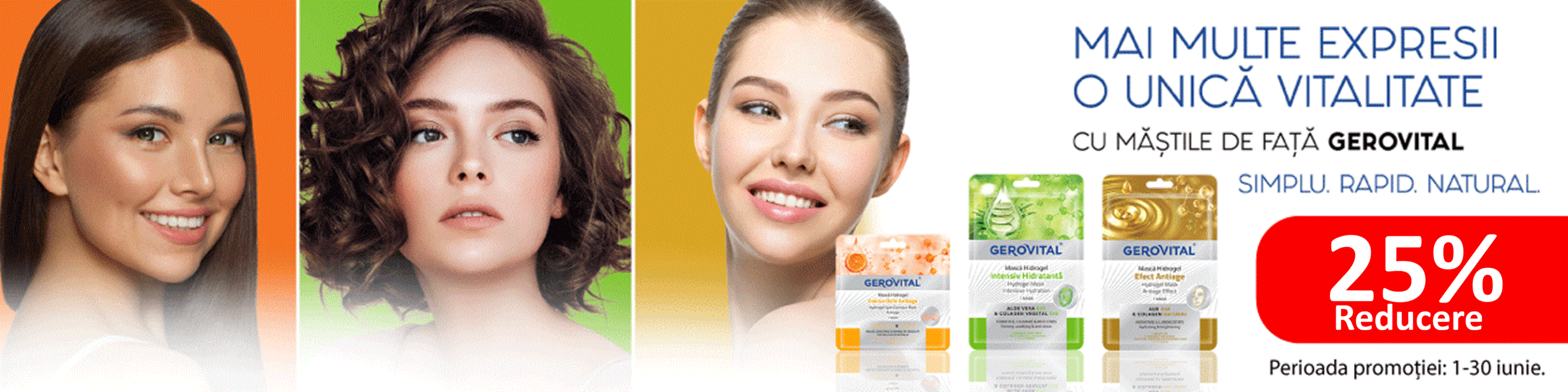 Gerovital 25% Reducere Iunie