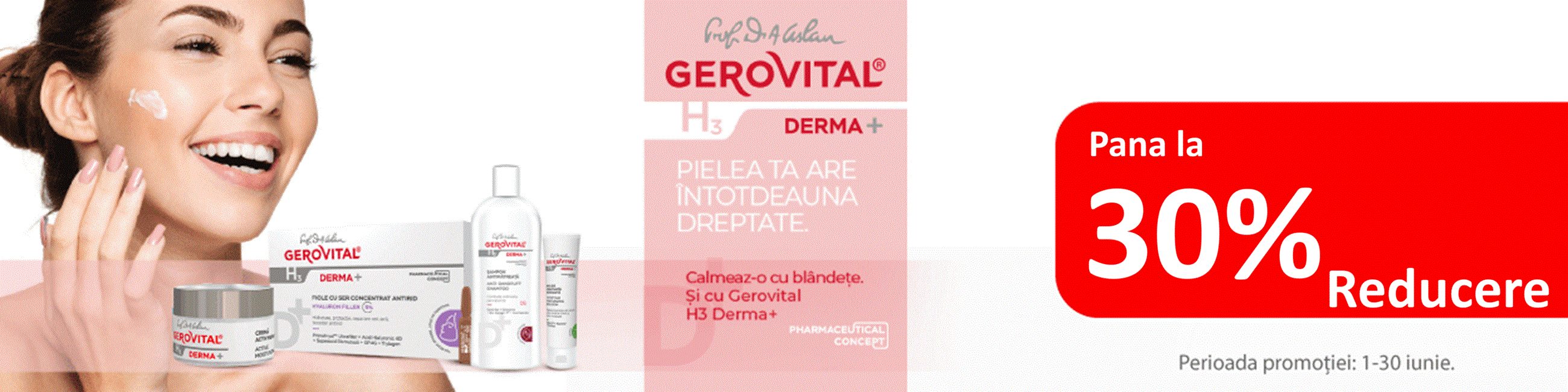 Gerovital Gh3 Derma+ Pana la 30% Reducere Iunie