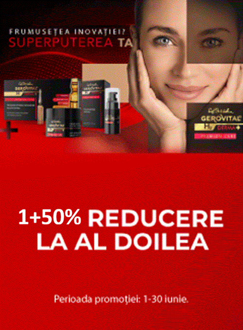 Gerovital Gh3 Derma+  Premium Care 1+50% Reducere la al 2-lea Iunie