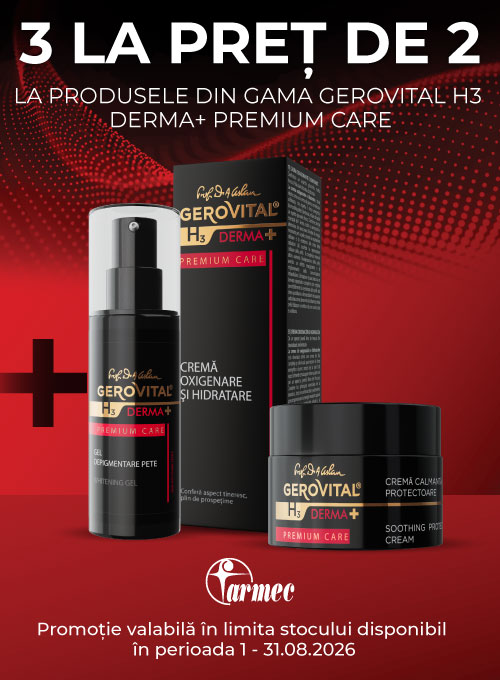 Gerovital GH3 Derma+ Premium Care 3 la pret de 2 August