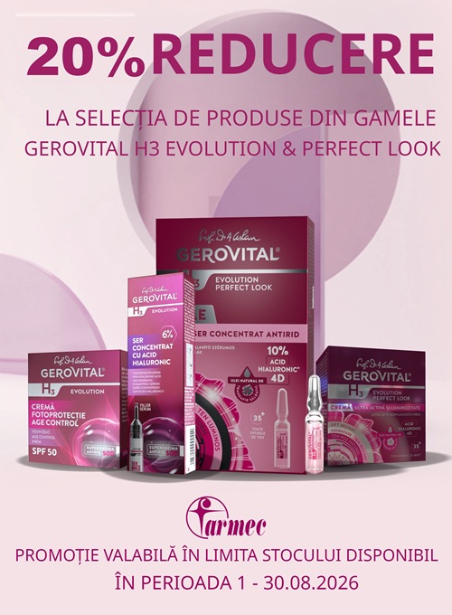 Gerovital H3 Evolution 20% Reducere Septembrie