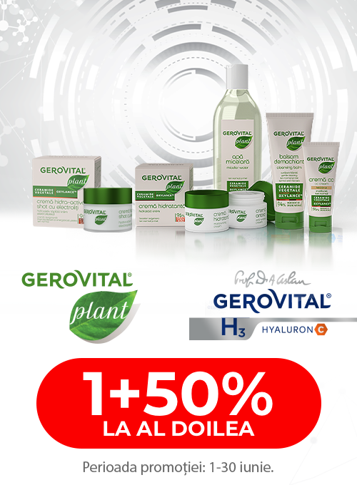 Gerovital Plant 1+50% Reducere la al 2-lea Iunie