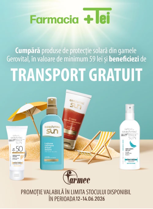 Gerovital Transport Gratuit Iunie