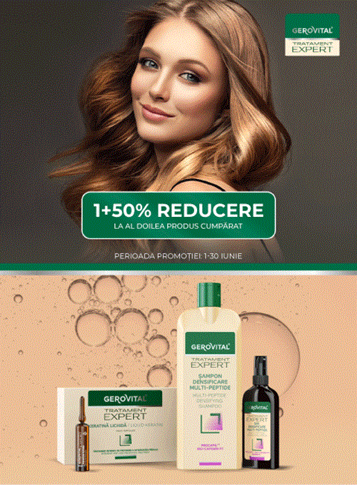 Gerovital Tratament 1+50% Reducere la al 2-lea Iunie