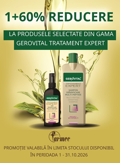 Gerovital Tratament Expert 1+60% Reducere la al 2-lea Octombrie