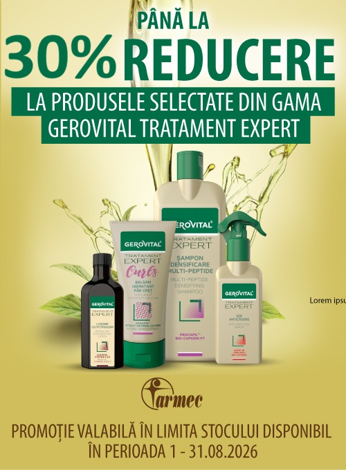Gerovital Tratament Expert Pana la 30% Reducere August