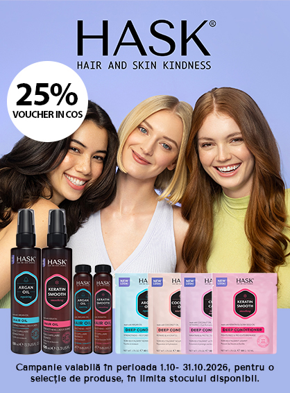 Hask 25% Voucher in cos Octombrie