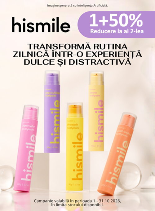 Hismile 1+50% Reducere la al 2-lea Octombrie
